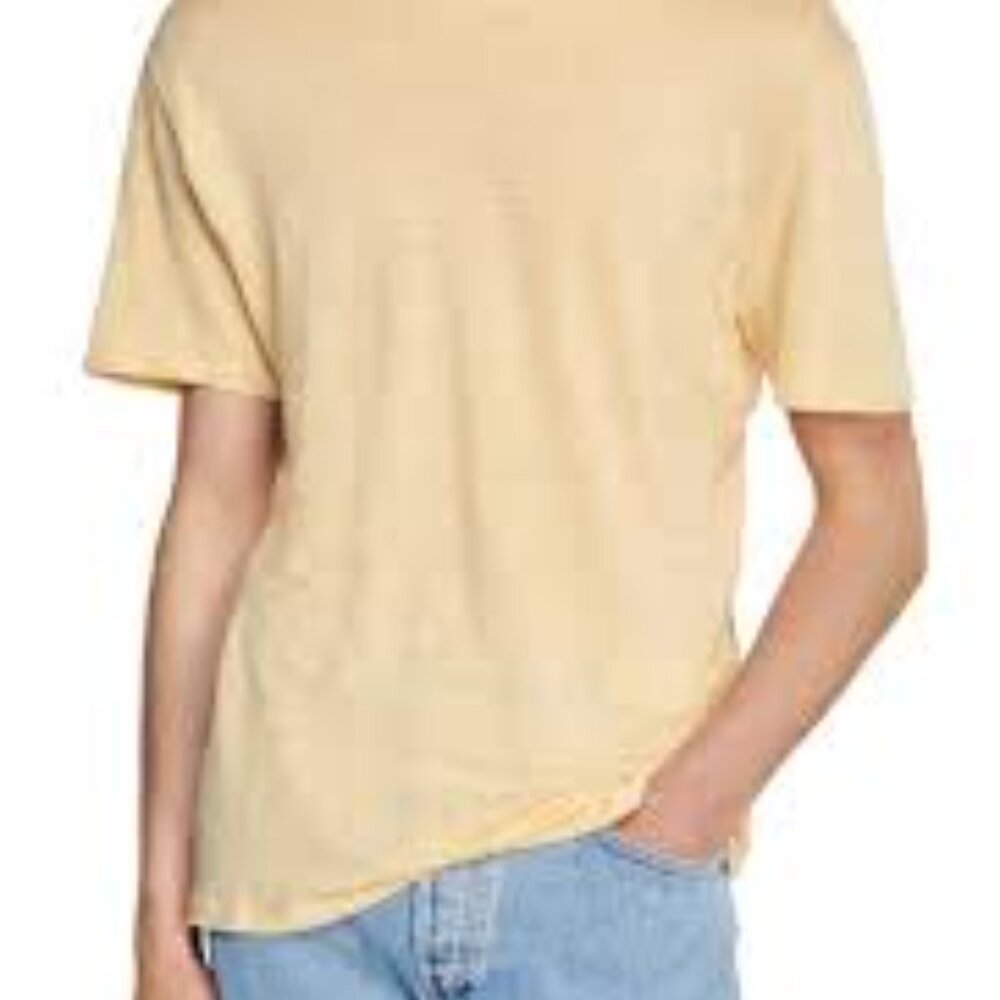 NWT: Sandro Clash Linen Crewneck T-Shirt Size XL - Picture 2 of 6